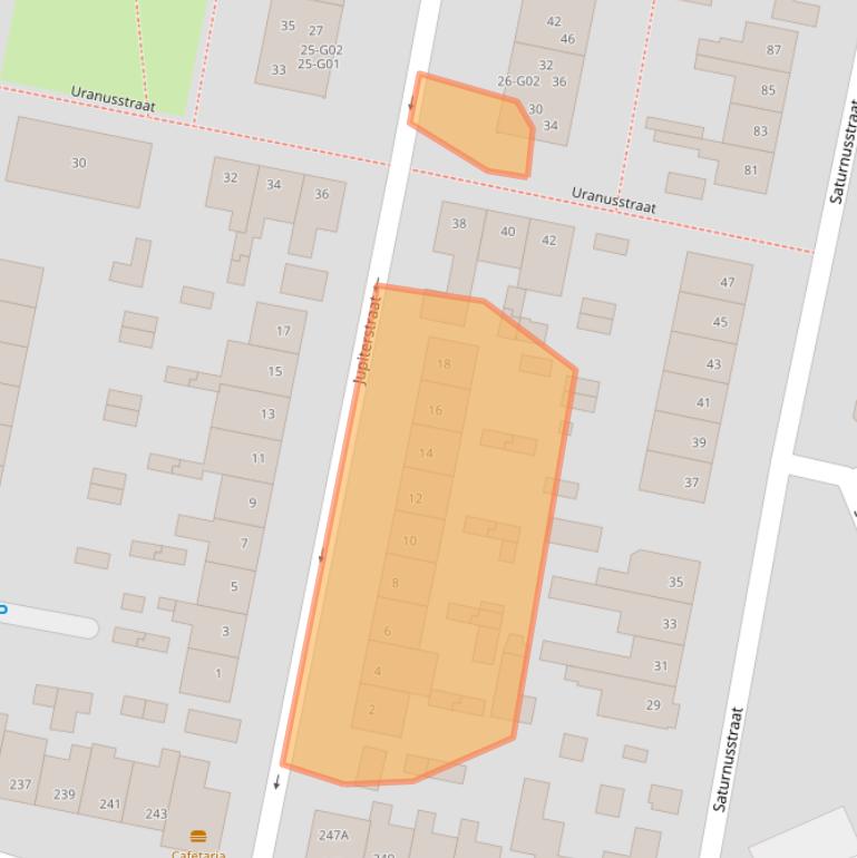 Kaart van postcodegebied 7557LC.