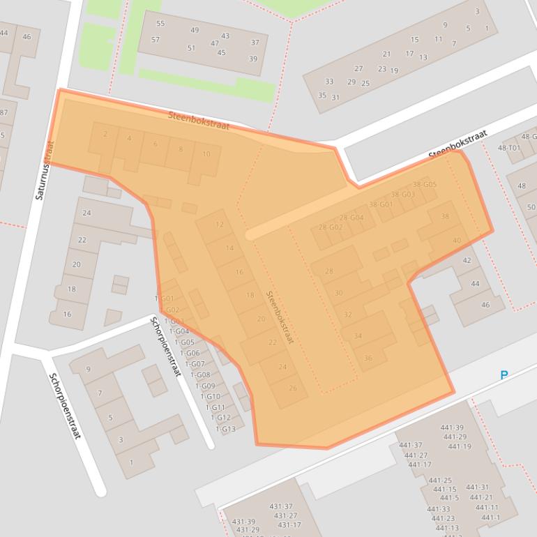 Kaart van postcodegebied 7557LG.