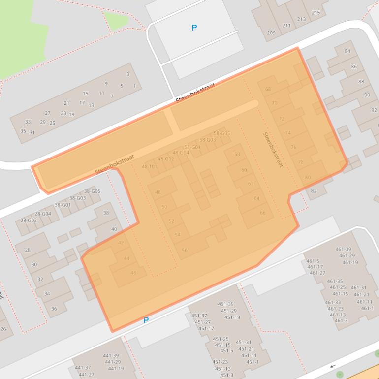 Kaart van postcodegebied 7557LH.