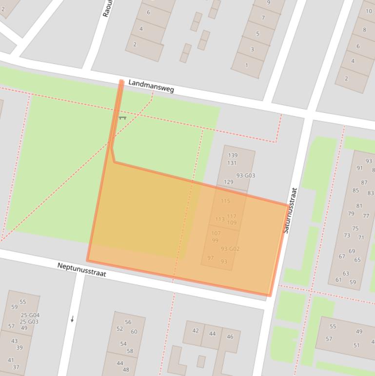 Kaart van postcodegebied 7557LN.