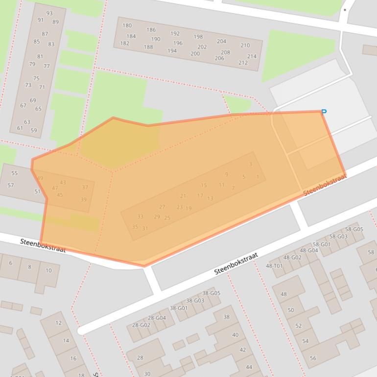 Kaart van postcodegebied 7557LR.