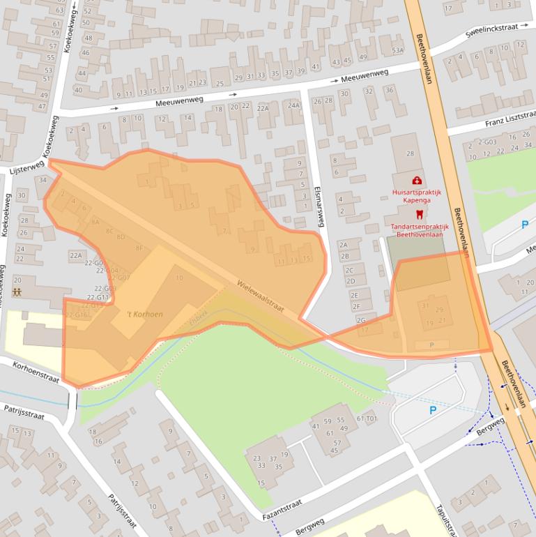 Kaart van postcodegebied 7557PD.