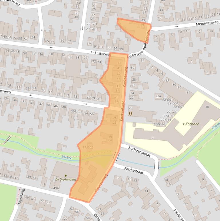 Kaart van postcodegebied 7557PE.