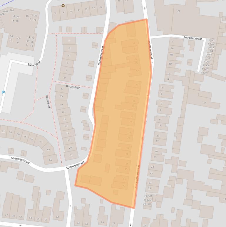 Kaart van postcodegebied 7557PS.