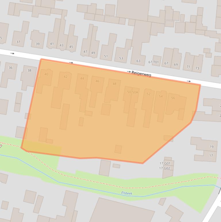 Kaart van postcodegebied 7557PX.