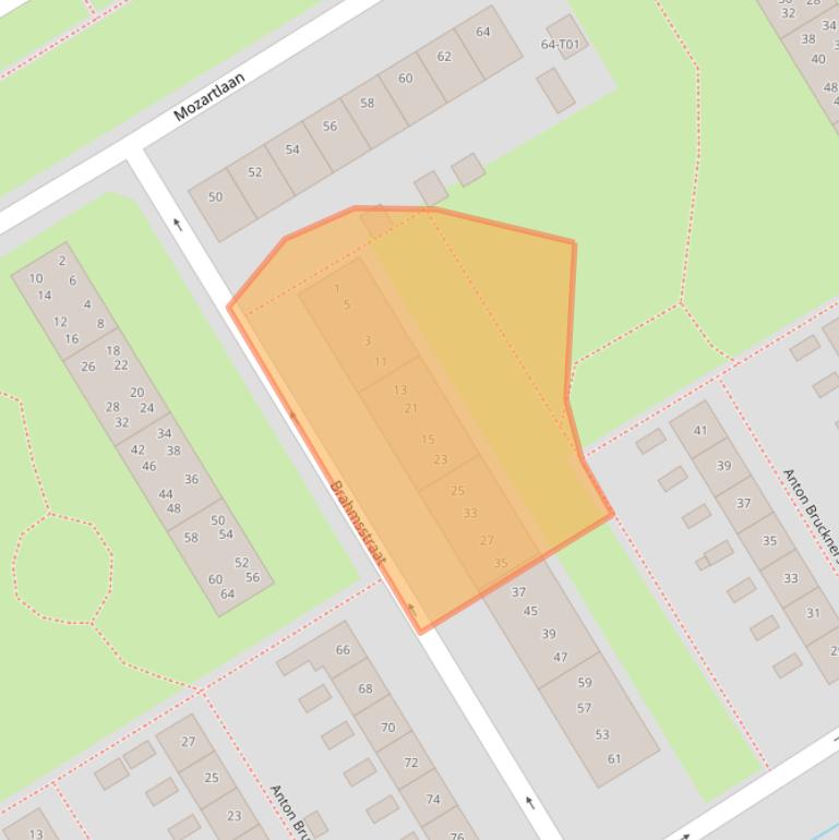 Kaart van postcodegebied 7557RR.