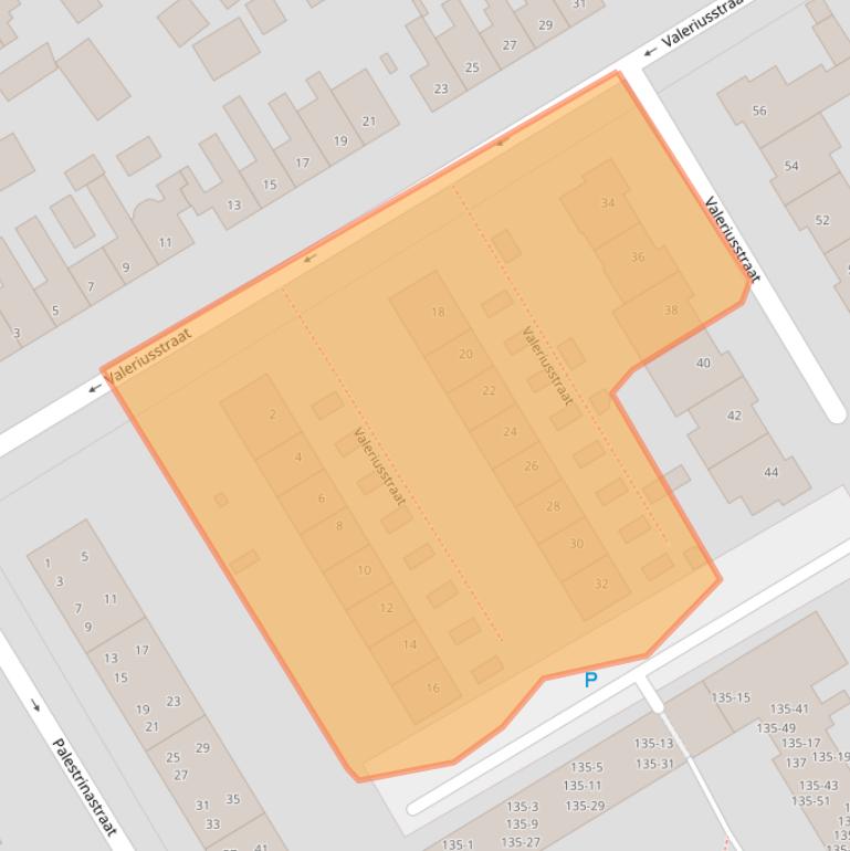 Kaart van postcodegebied 7557RX.