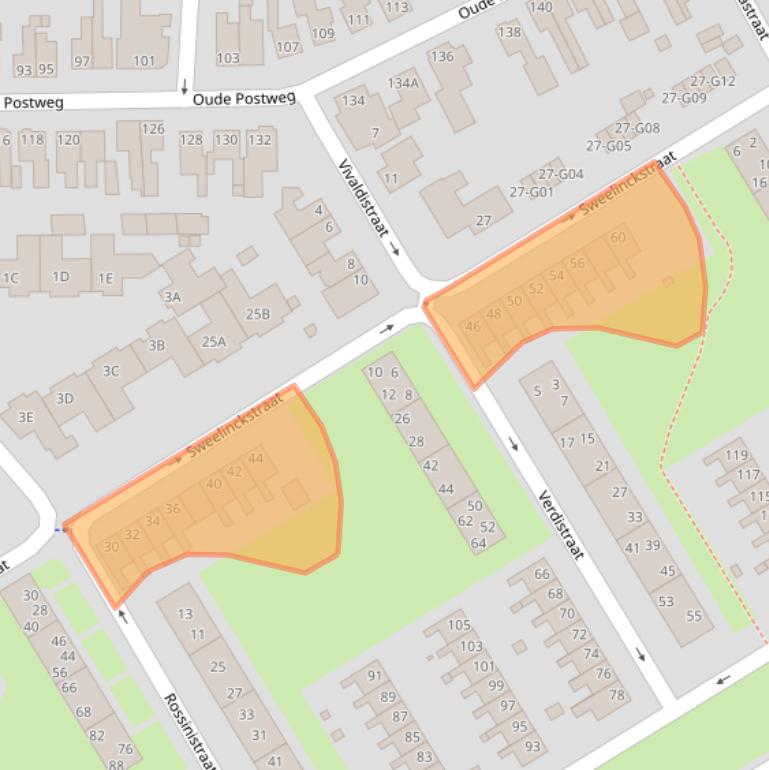 Kaart van postcodegebied 7557SJ.