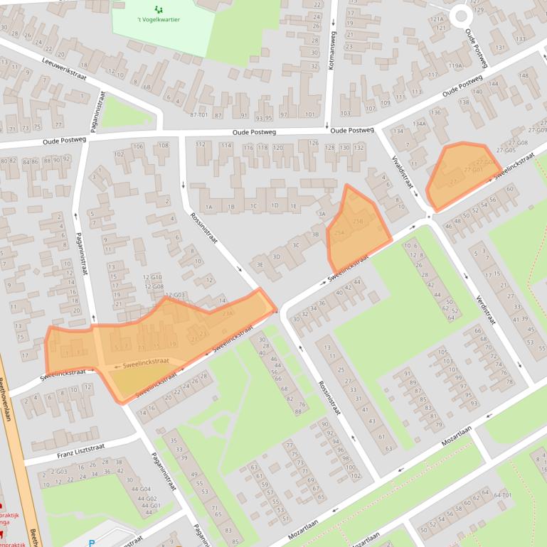 Kaart van postcodegebied 7557SK.