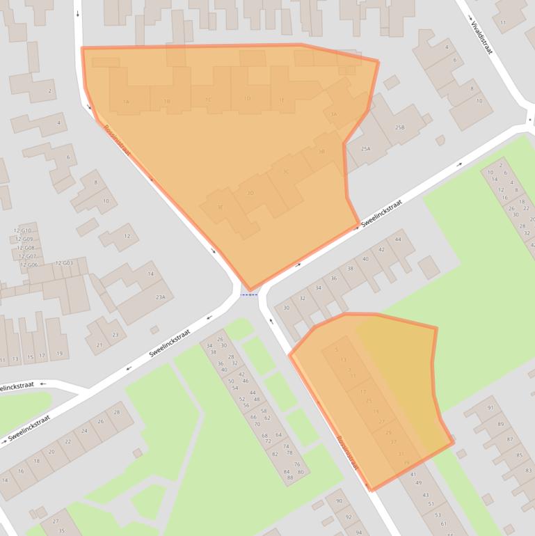Kaart van postcodegebied 7557SM.
