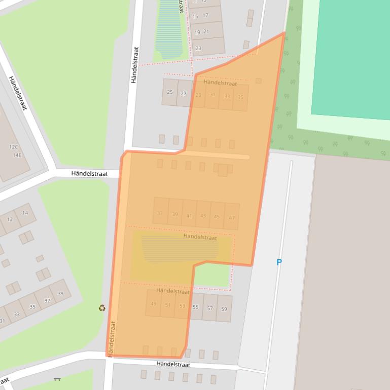 Kaart van postcodegebied 7557TR.