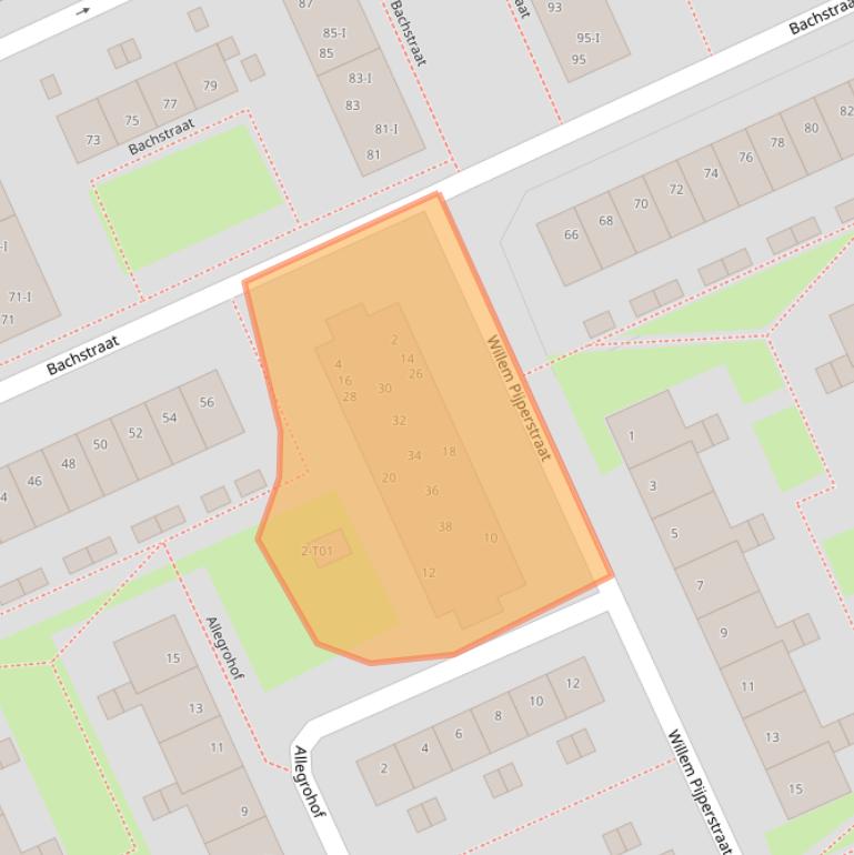 Kaart van postcodegebied 7557VL.