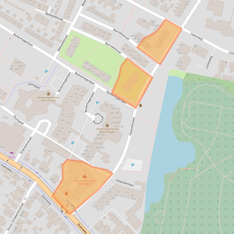 Kaart van postcodegebied 7557VW.