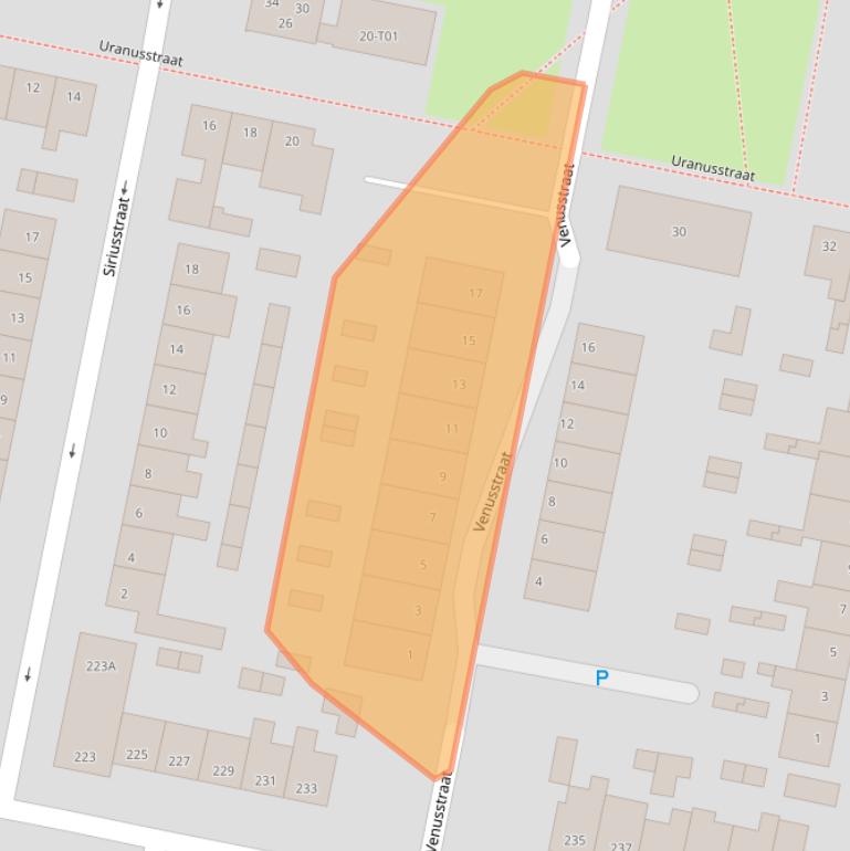 Kaart van postcodegebied 7557WP.