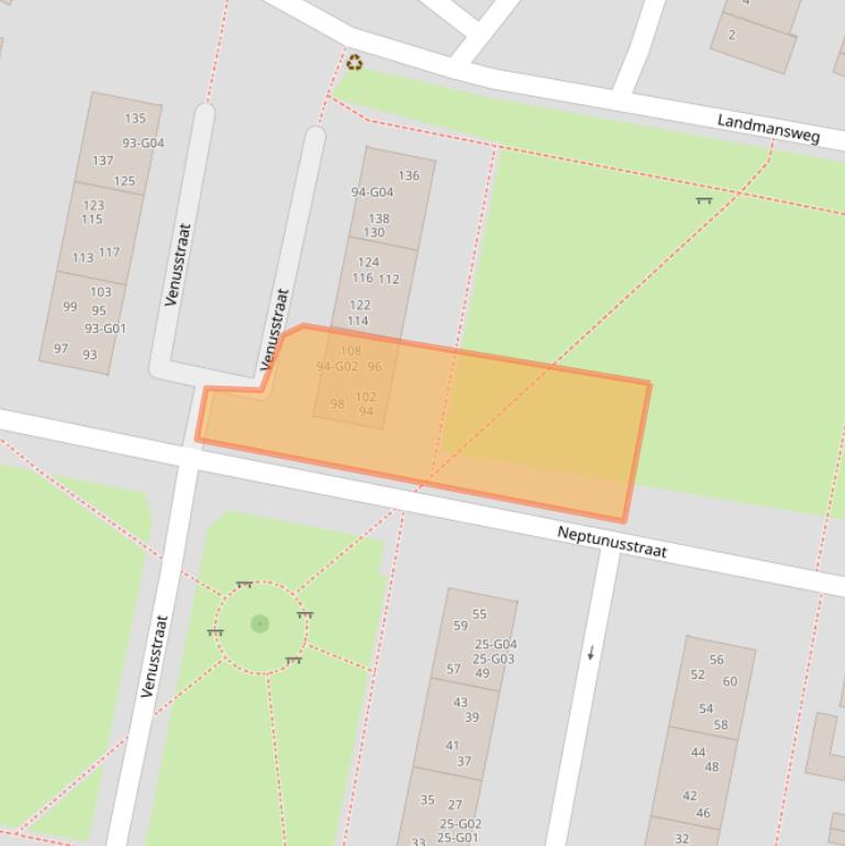 Kaart van postcodegebied 7557WV.