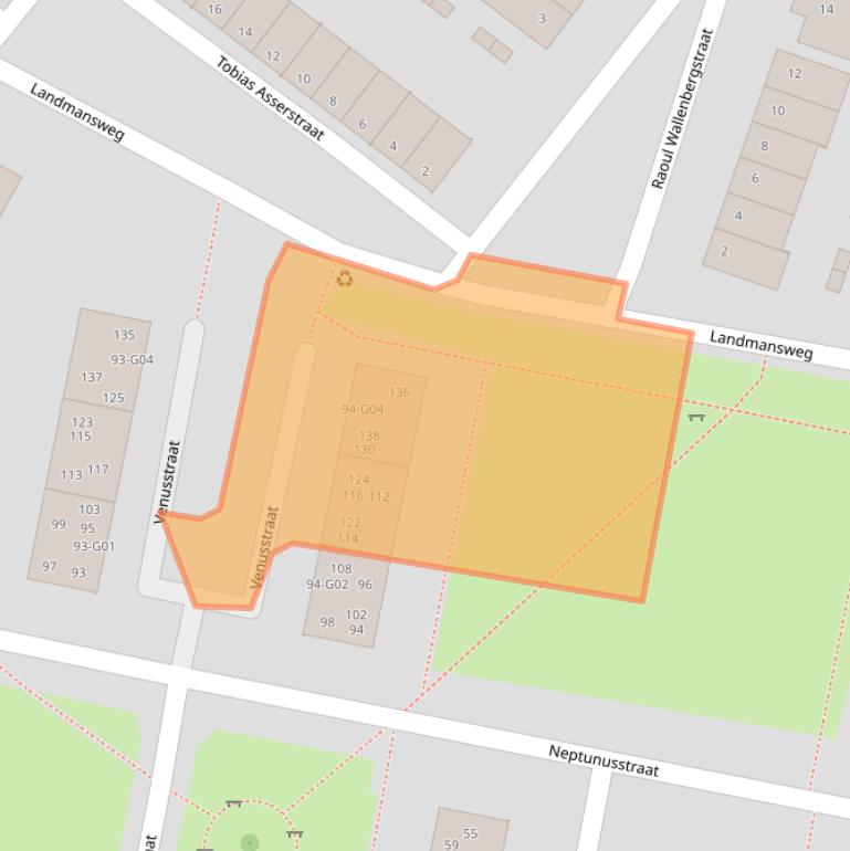 Kaart van postcodegebied 7557WX.