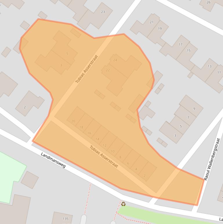 Kaart van postcodegebied 7557XC.