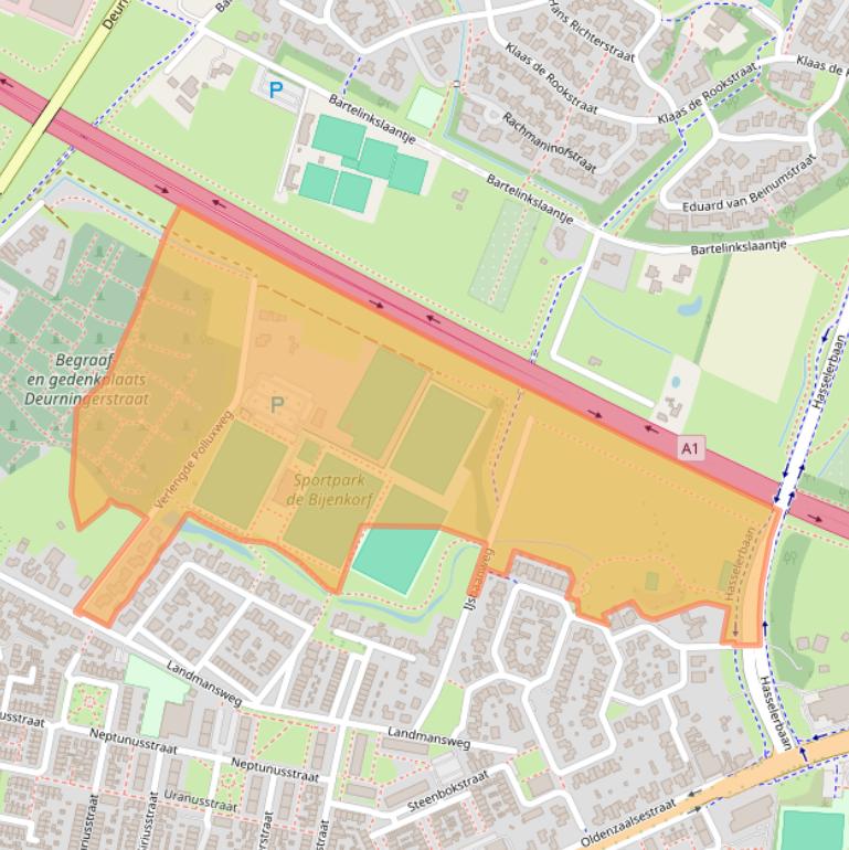 Kaart van postcodegebied 7557XH.