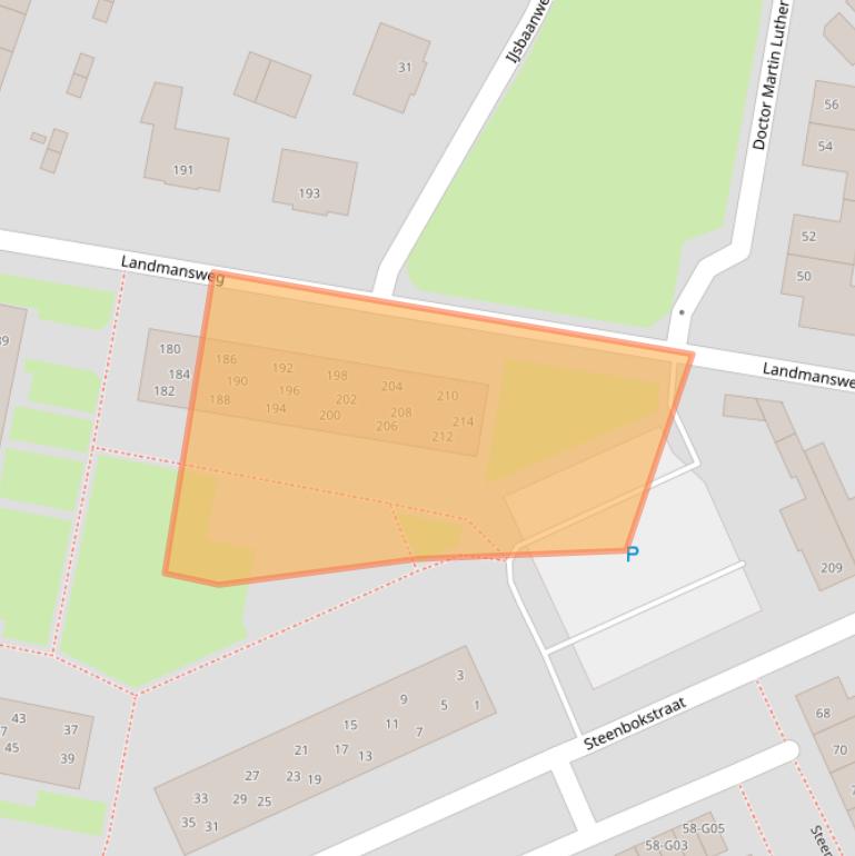 Kaart van postcodegebied 7557XL.