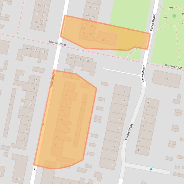 Kaart van postcodegebied 7557XV.