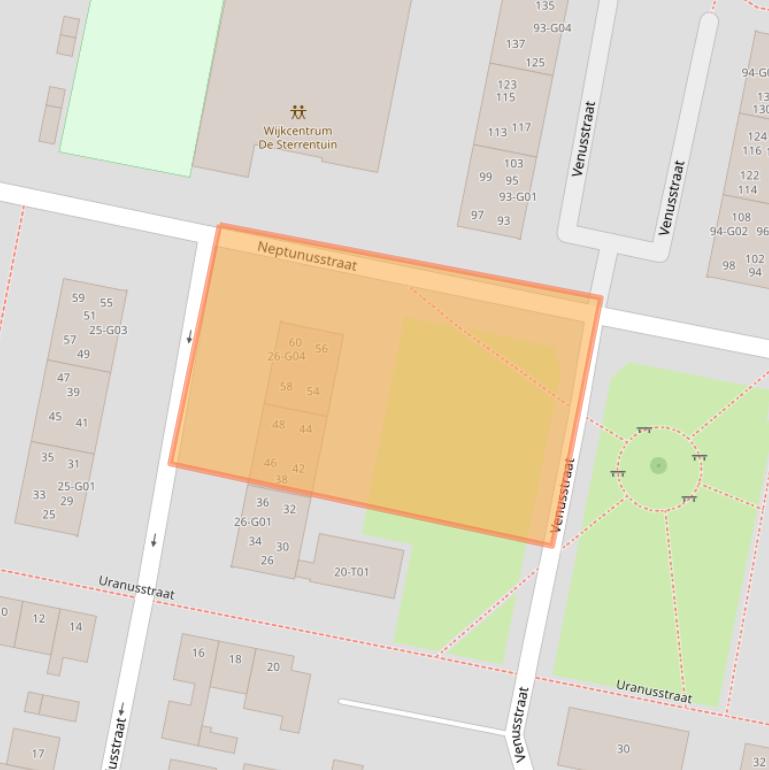 Kaart van postcodegebied 7557XW.