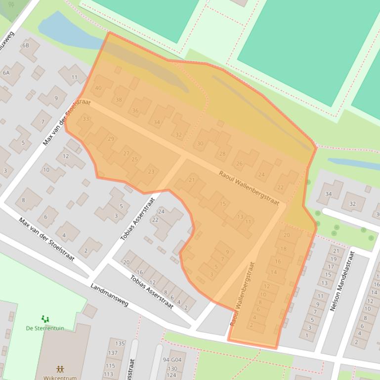 Kaart van postcodegebied 7557ZB.