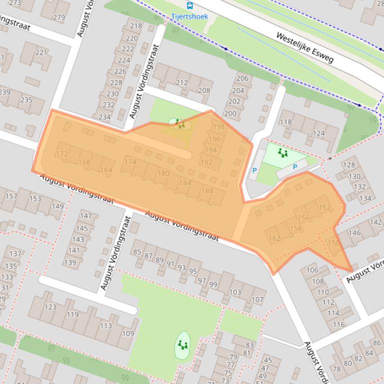 Kaart van postcodegebied 7558AL.