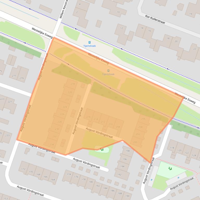 Kaart van postcodegebied 7558AM.