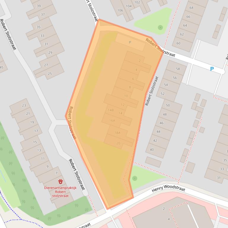 Kaart van postcodegebied 7558CA.