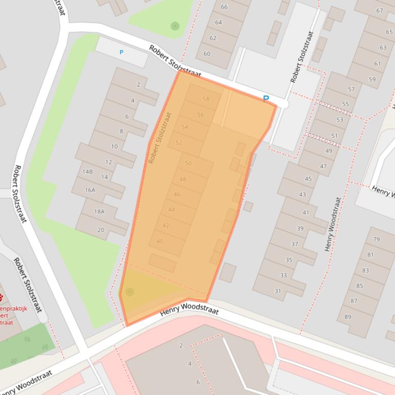 Kaart van postcodegebied 7558CB.