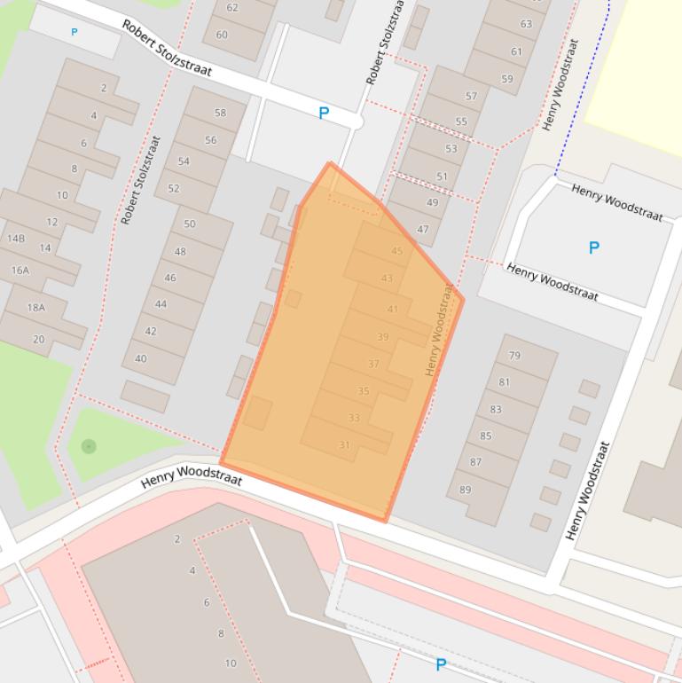 Kaart van postcodegebied 7558CM.