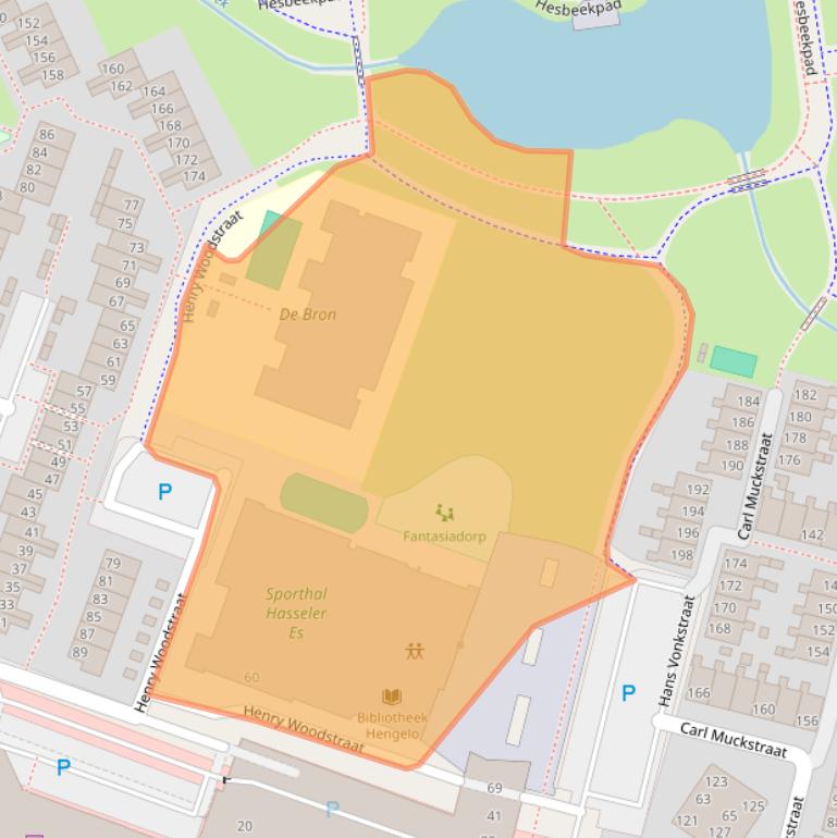 Kaart van postcodegebied 7558CP.