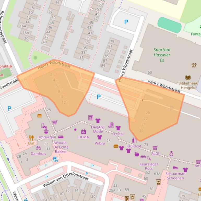 Kaart van postcodegebied 7558CR.