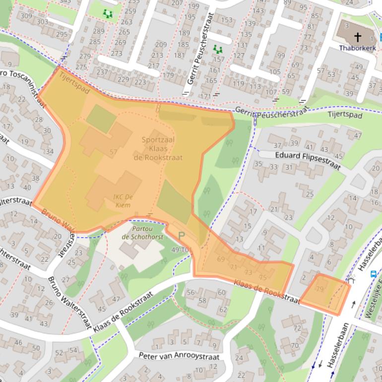 Kaart van postcodegebied 7558DJ.