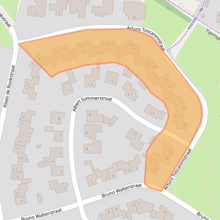 Kaart van postcodegebied 7558DX.