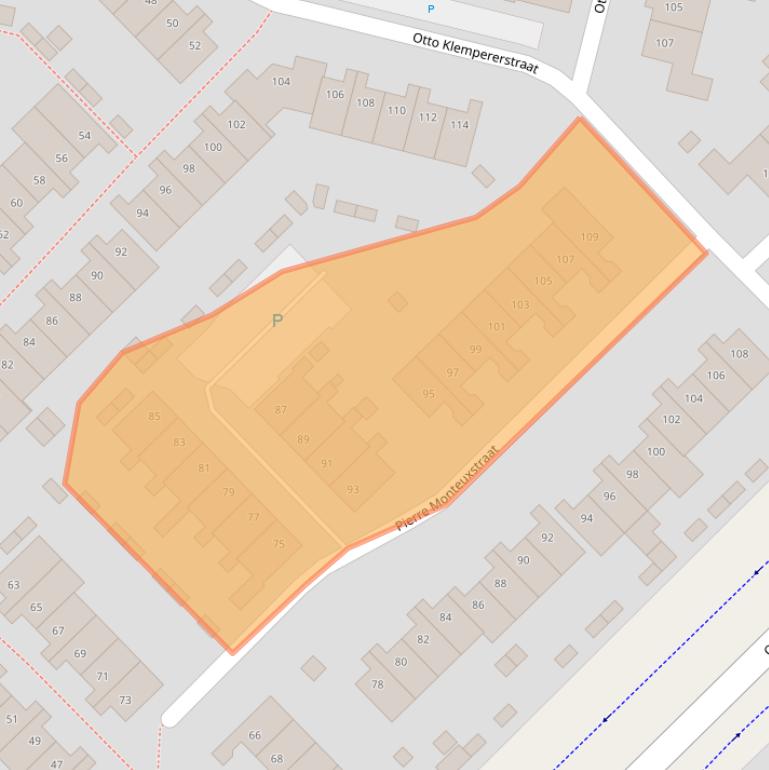 Kaart van postcodegebied 7558EG.