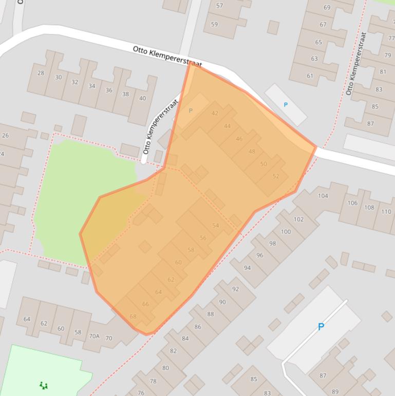 Kaart van postcodegebied 7558EJ.