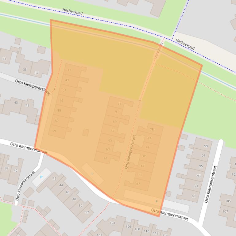 Kaart van postcodegebied 7558EM.