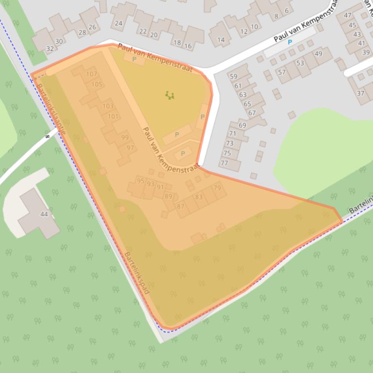 Kaart van postcodegebied 7558HD.