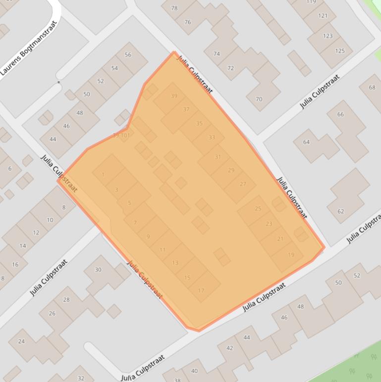 Kaart van postcodegebied 7558JC.