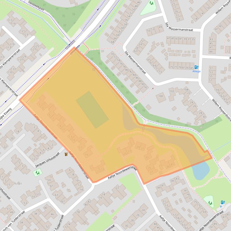Kaart van postcodegebied 7558JD.