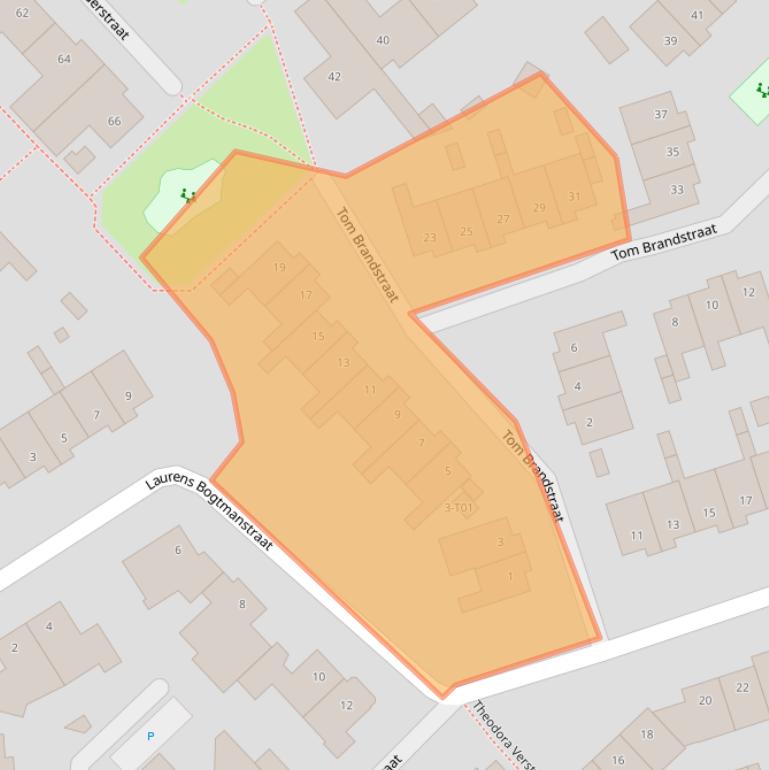 Kaart van postcodegebied 7558JN.