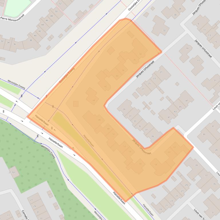 Kaart van postcodegebied 7558JT.