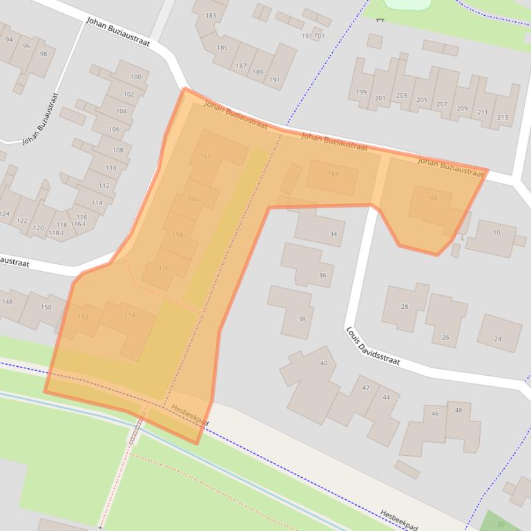 Kaart van postcodegebied 7558LE.