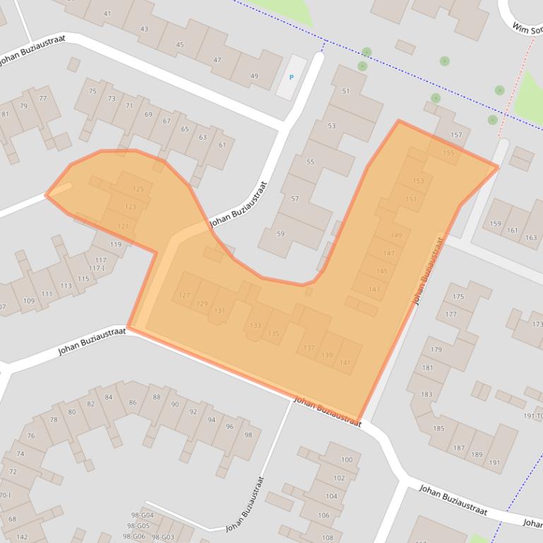Kaart van postcodegebied 7558LK.