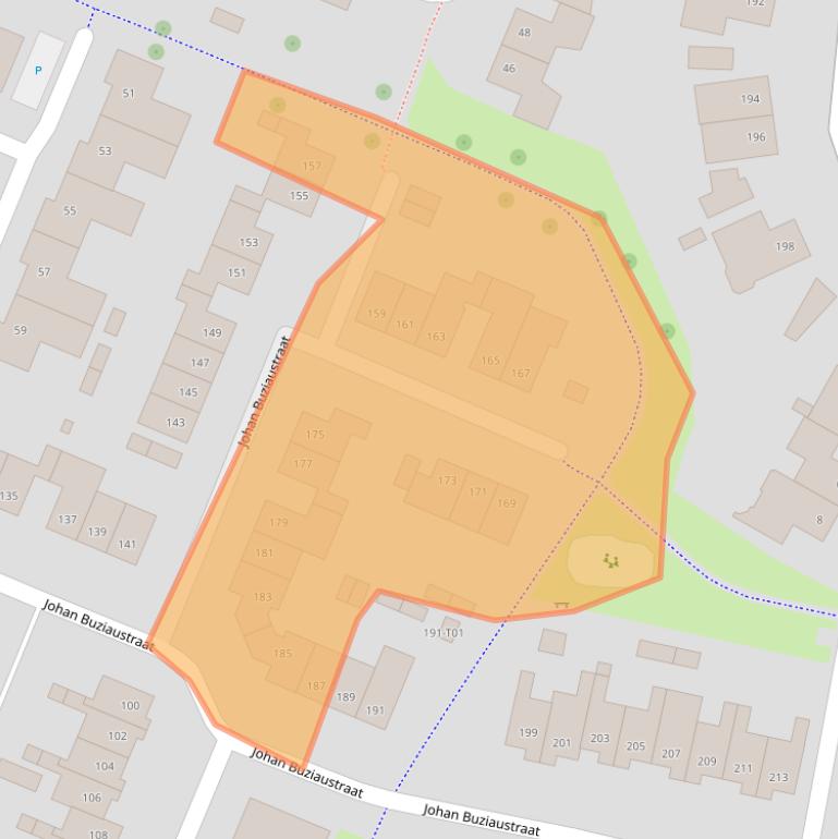 Kaart van postcodegebied 7558LL.