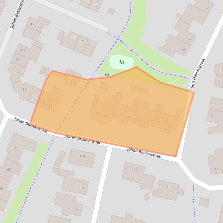 Kaart van postcodegebied 7558LM.