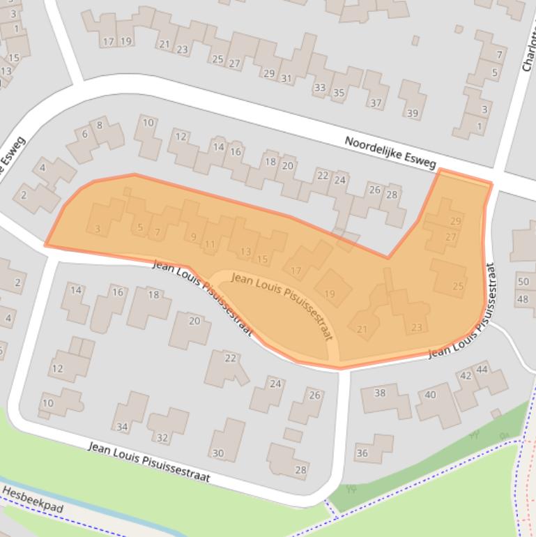 Kaart van postcodegebied 7558LT.