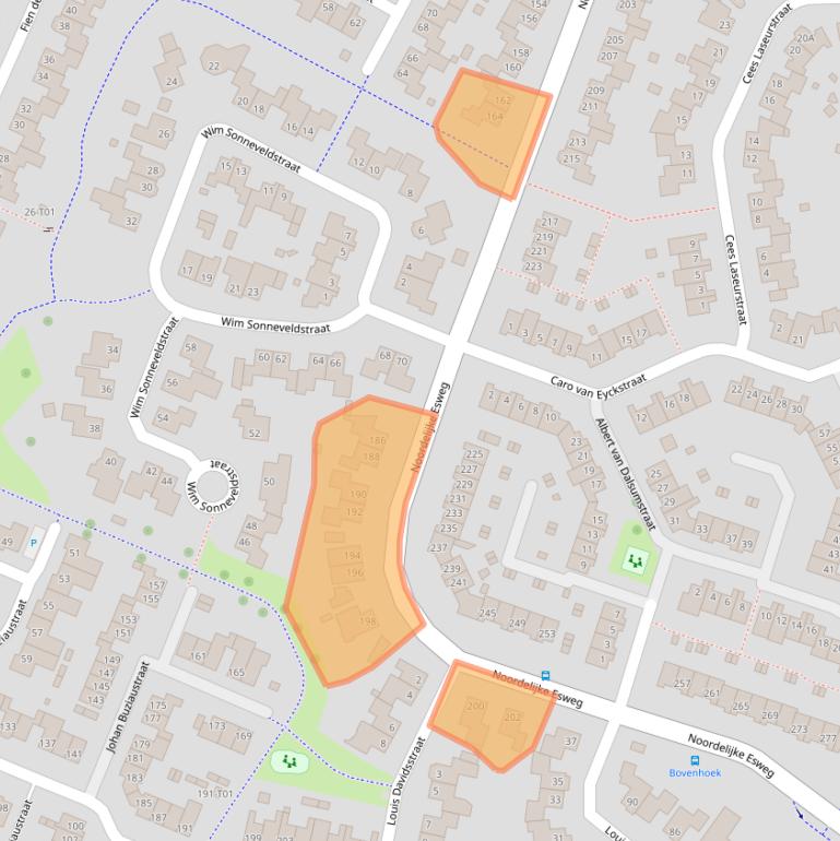 Kaart van postcodegebied 7558MJ.