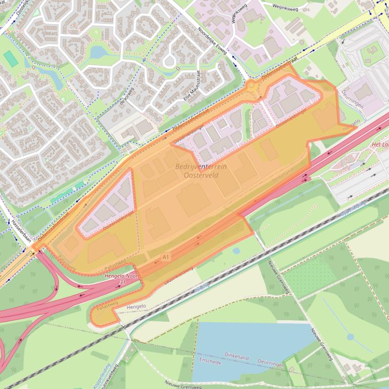 Kaart van postcodegebied 7558PV.